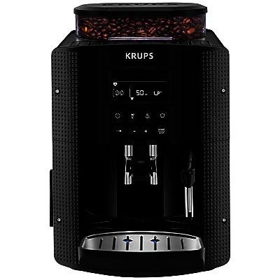 KRUPS Espresseria EA8150 Bean-To-Cup Coffee Machine, Black KRUPS Espresseria EA8150 Bean-To-Cup Coffee Machine, Black